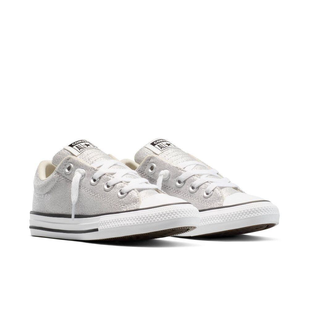 Converse Kids' Street Low Slip-On Sneakers Gray 6 NWT